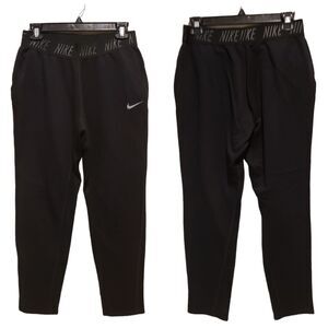 Nike Pants Womens Medium Black Polar Fleece Pull On Thermal Sweatpants